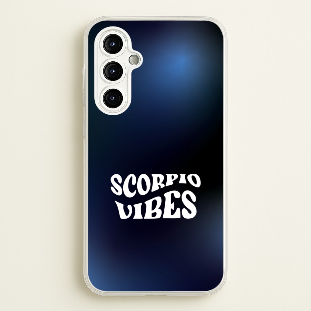 Scorpio Vibes Gradient Zodiac Galaxy A54 Case