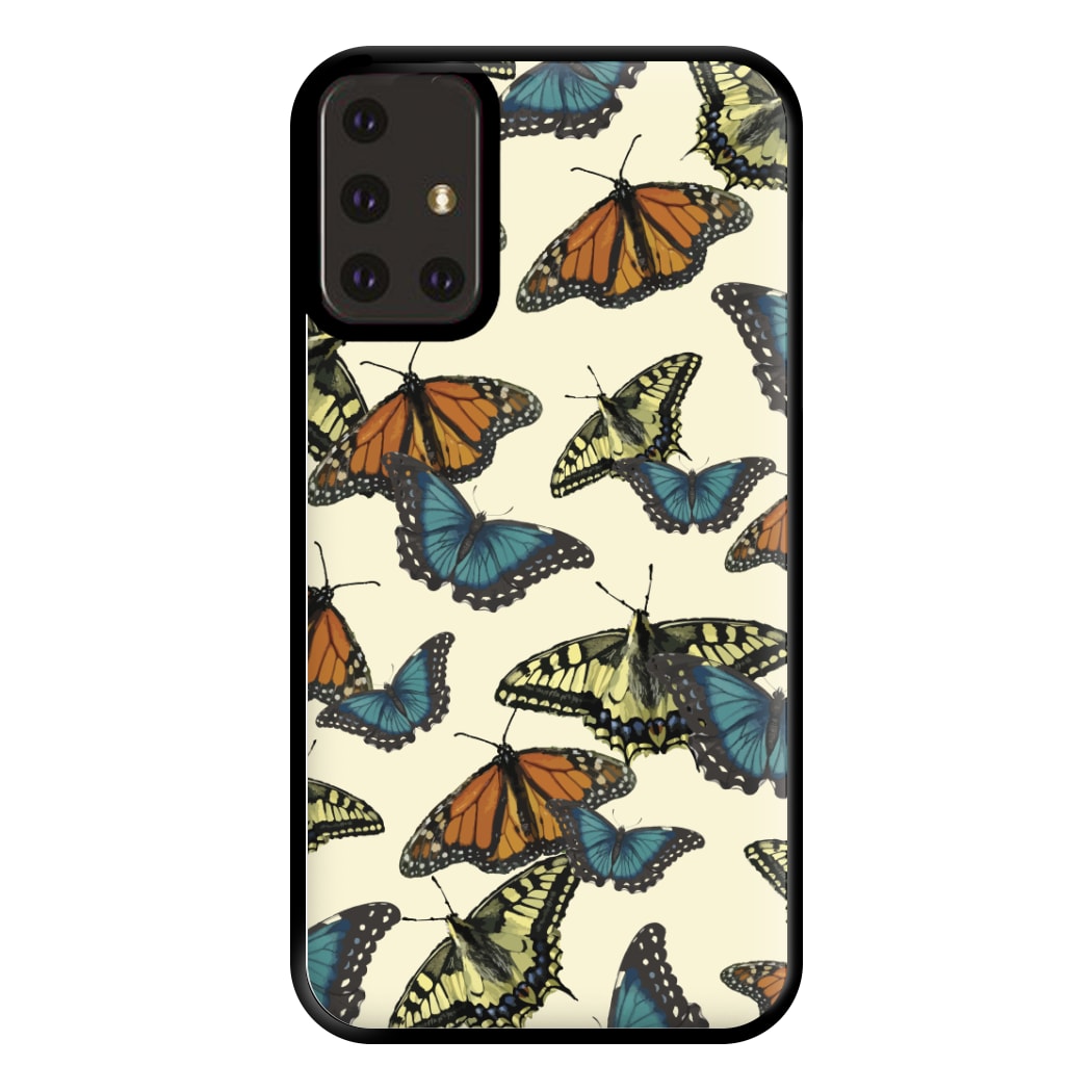 Butterfly Assortment Pattern Galaxy A71 Case