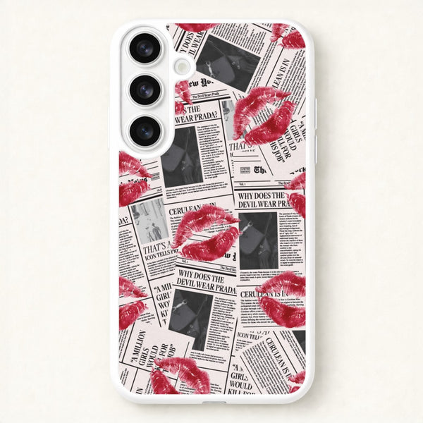 Front Page Kisses Galaxy S26 Case