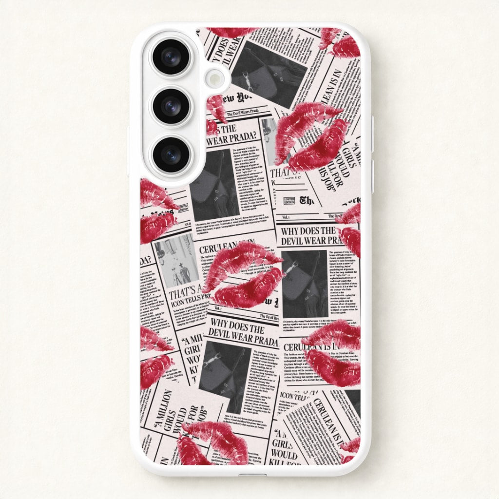 Front Page Kisses Galaxy S26 Plus Case