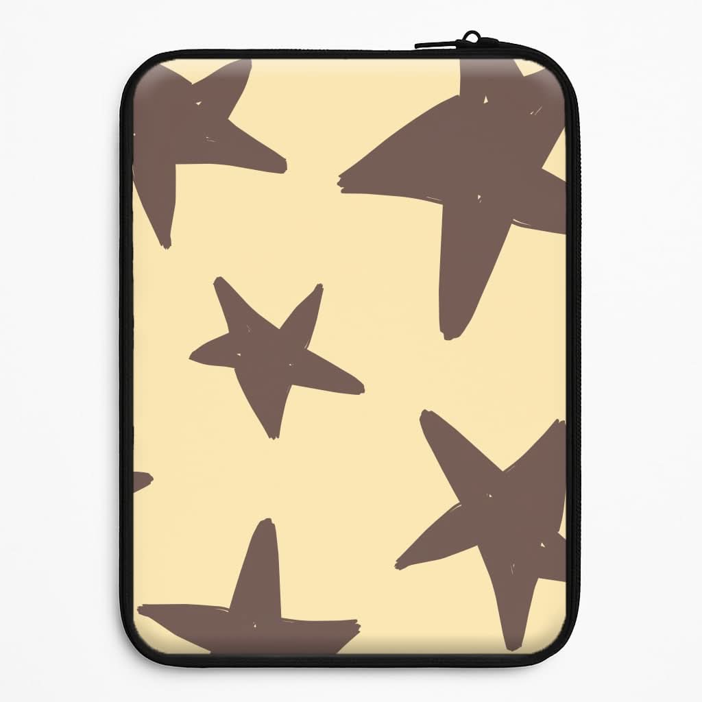 Vanilla & Chocolate Stars Universal Laptop Sleeve