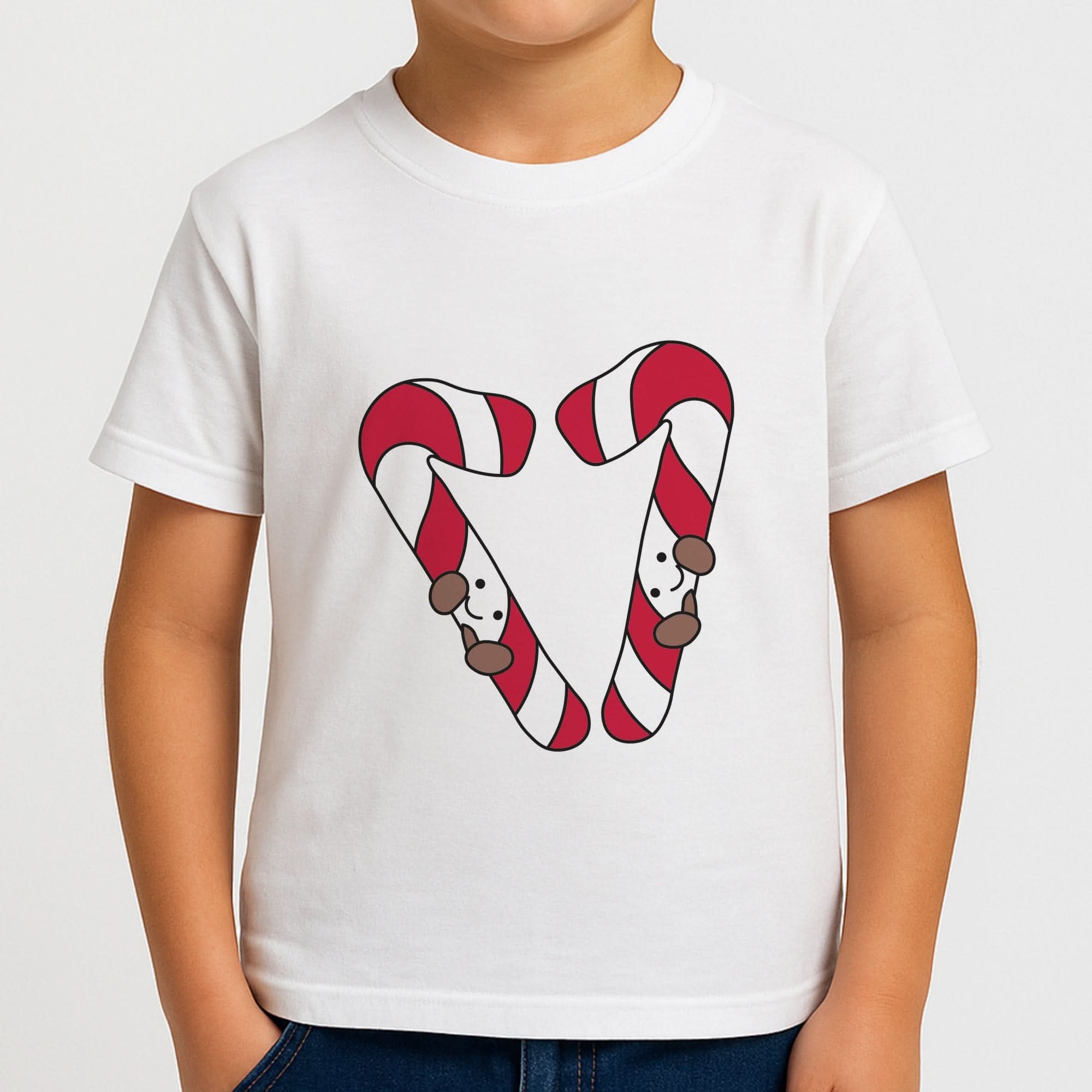 Christmas Candycane Plushies Boys T-Shirt