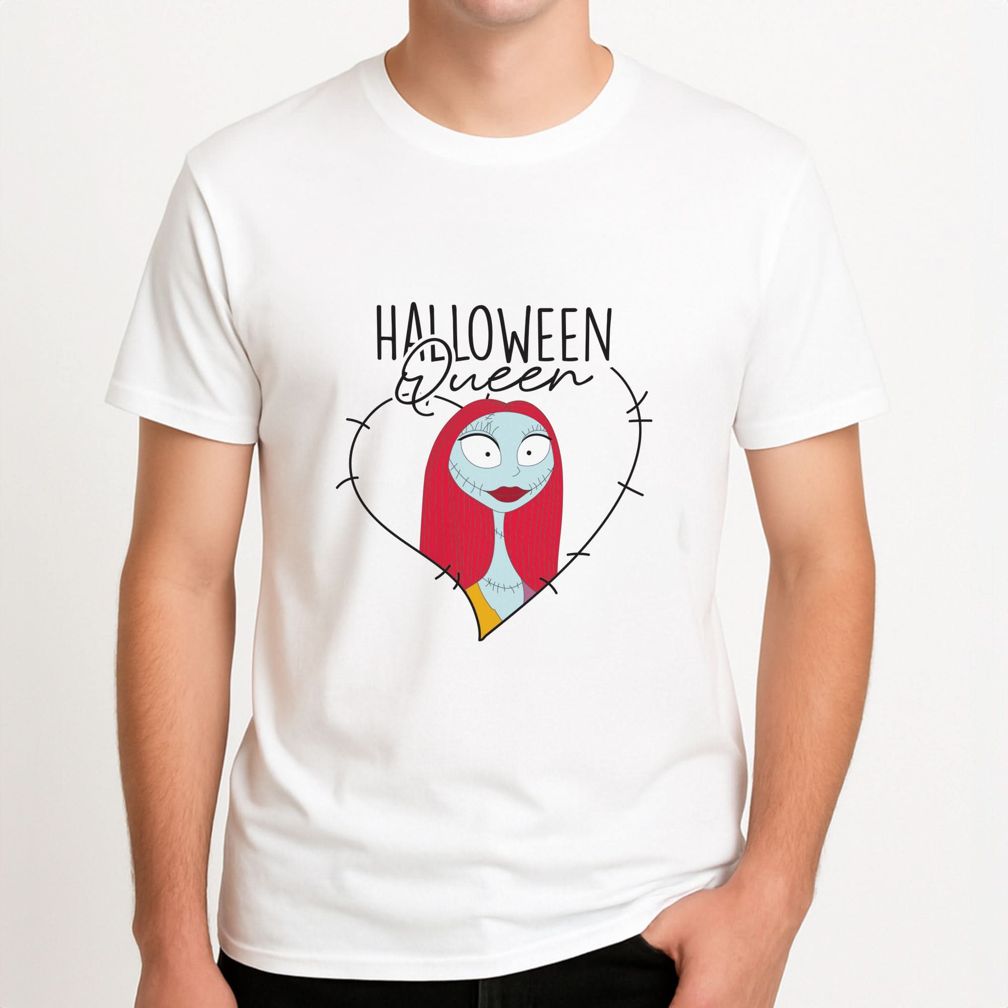 Halloween Queen Heart Mens T-Shirt