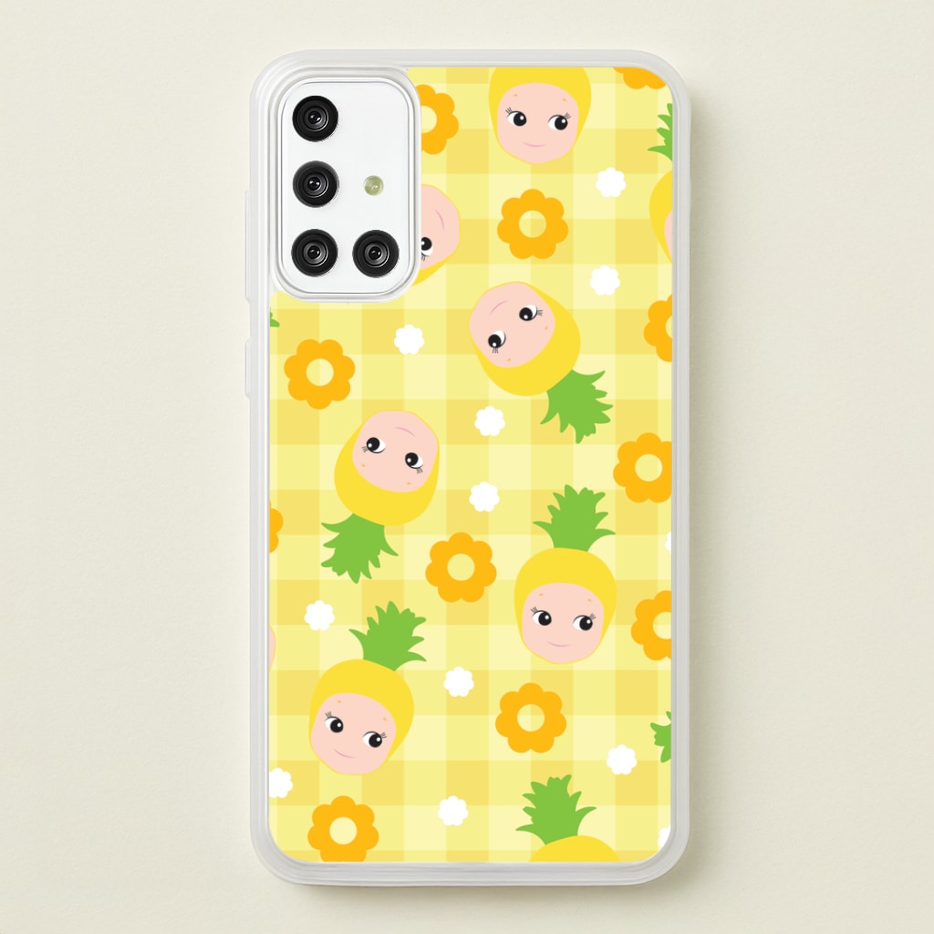 Pineapple Angel Pattern Galaxy A71 Case