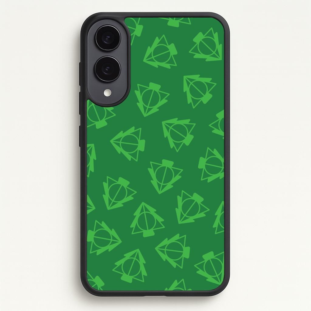 Christmas Tree Wizard Icon Pattern Galaxy S25 Edge Case