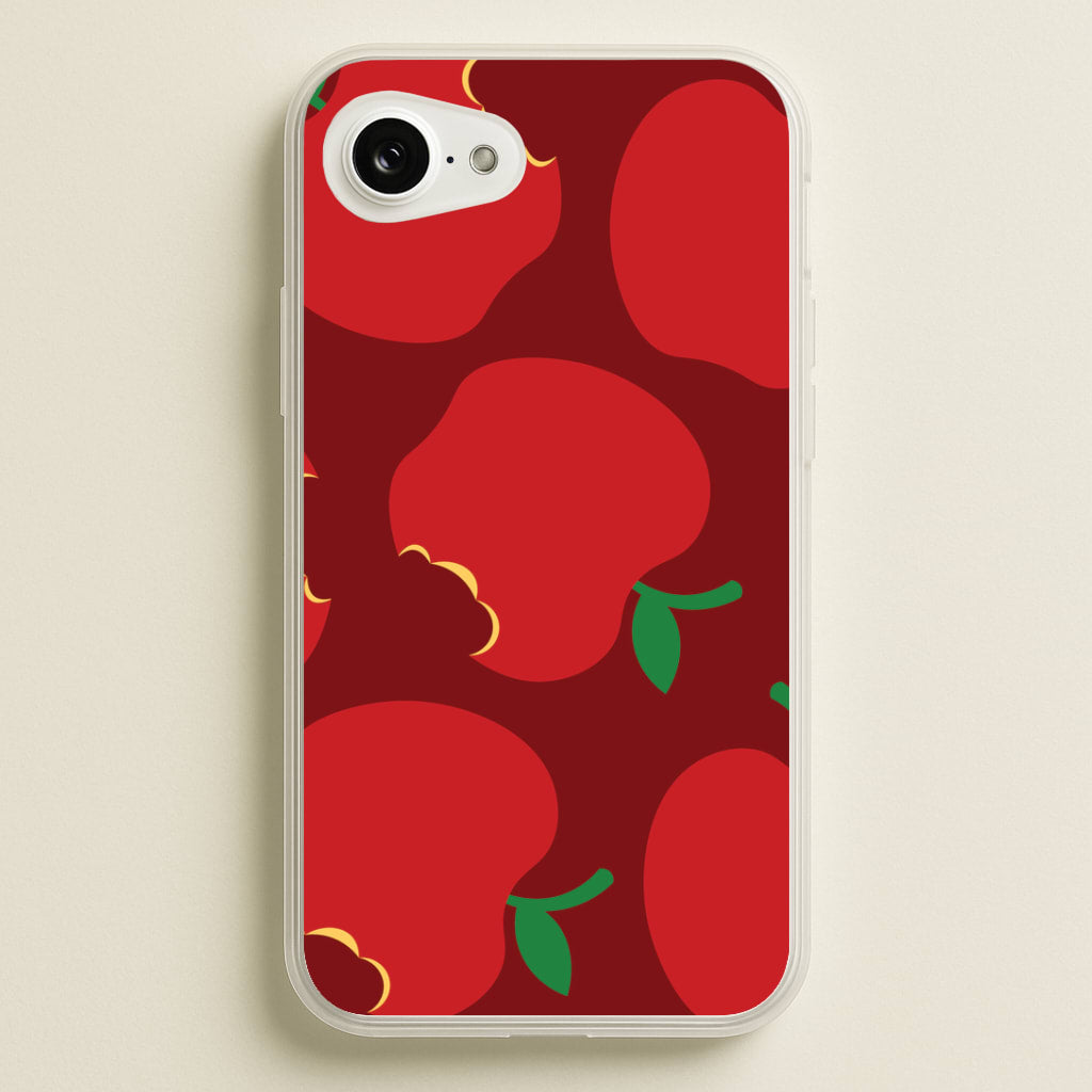 Teacher Apples Pattern iPhone 16e Case