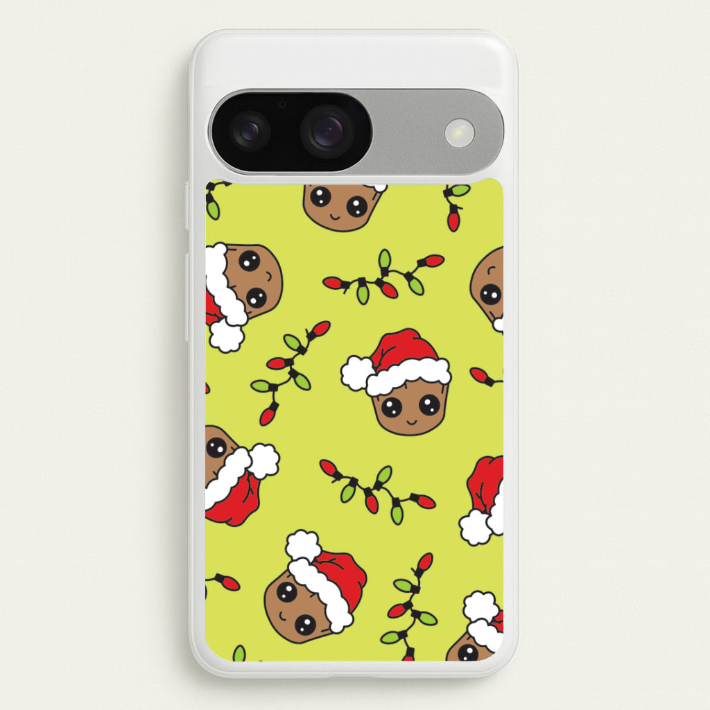 Christmas Tree Hero Pattern Google Pixel 9 / 9 Pro Case