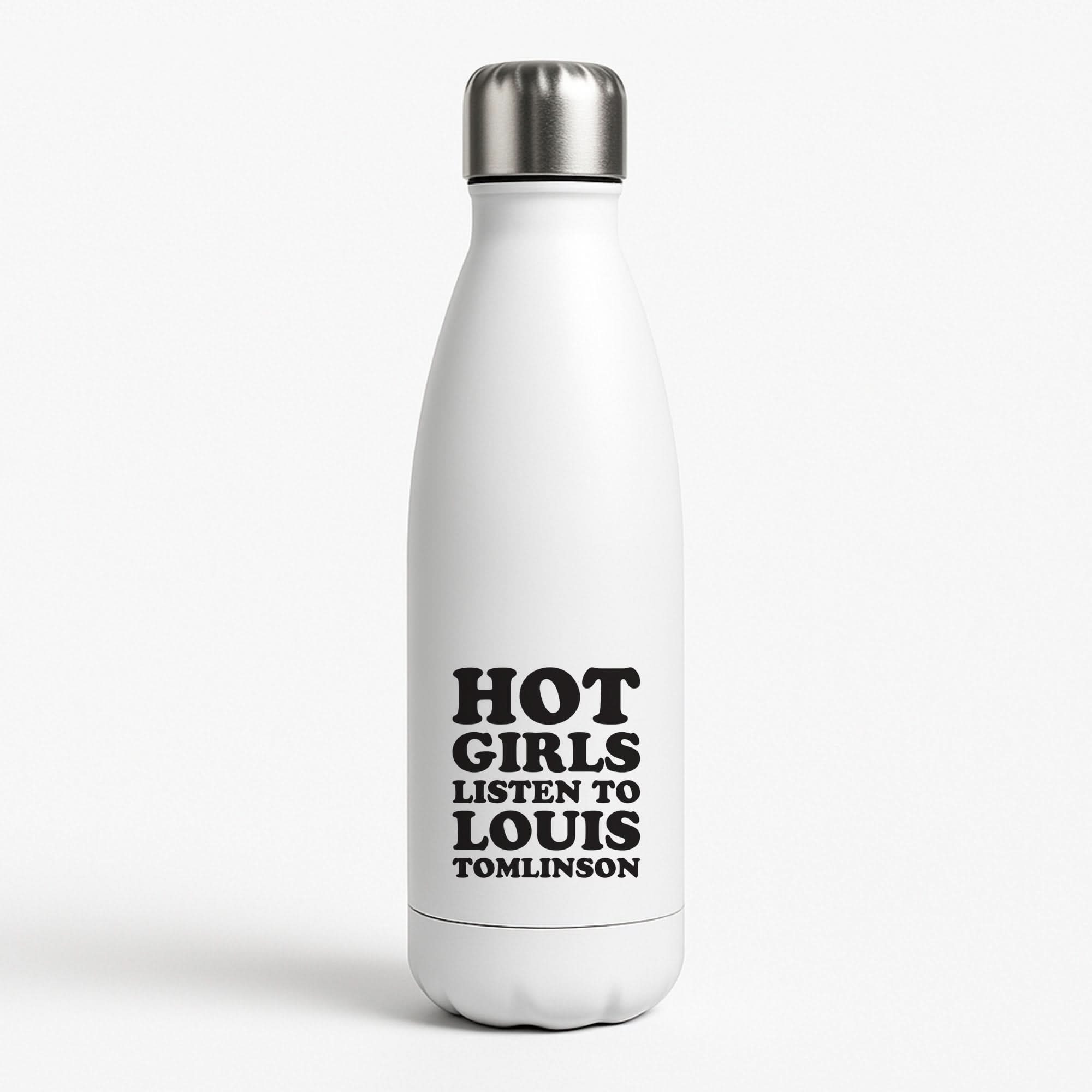 Hot Girls Listen To Louis White Water Bottle