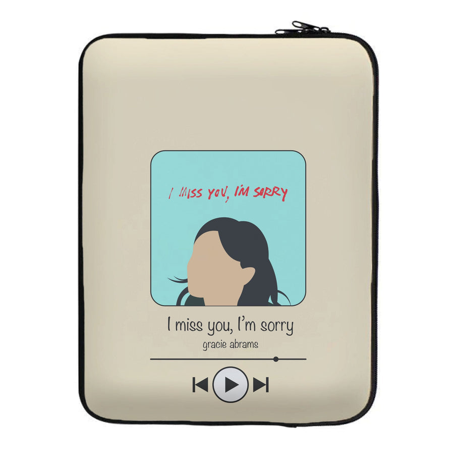 I Miss You - Gracie Abrams Laptop Sleeve