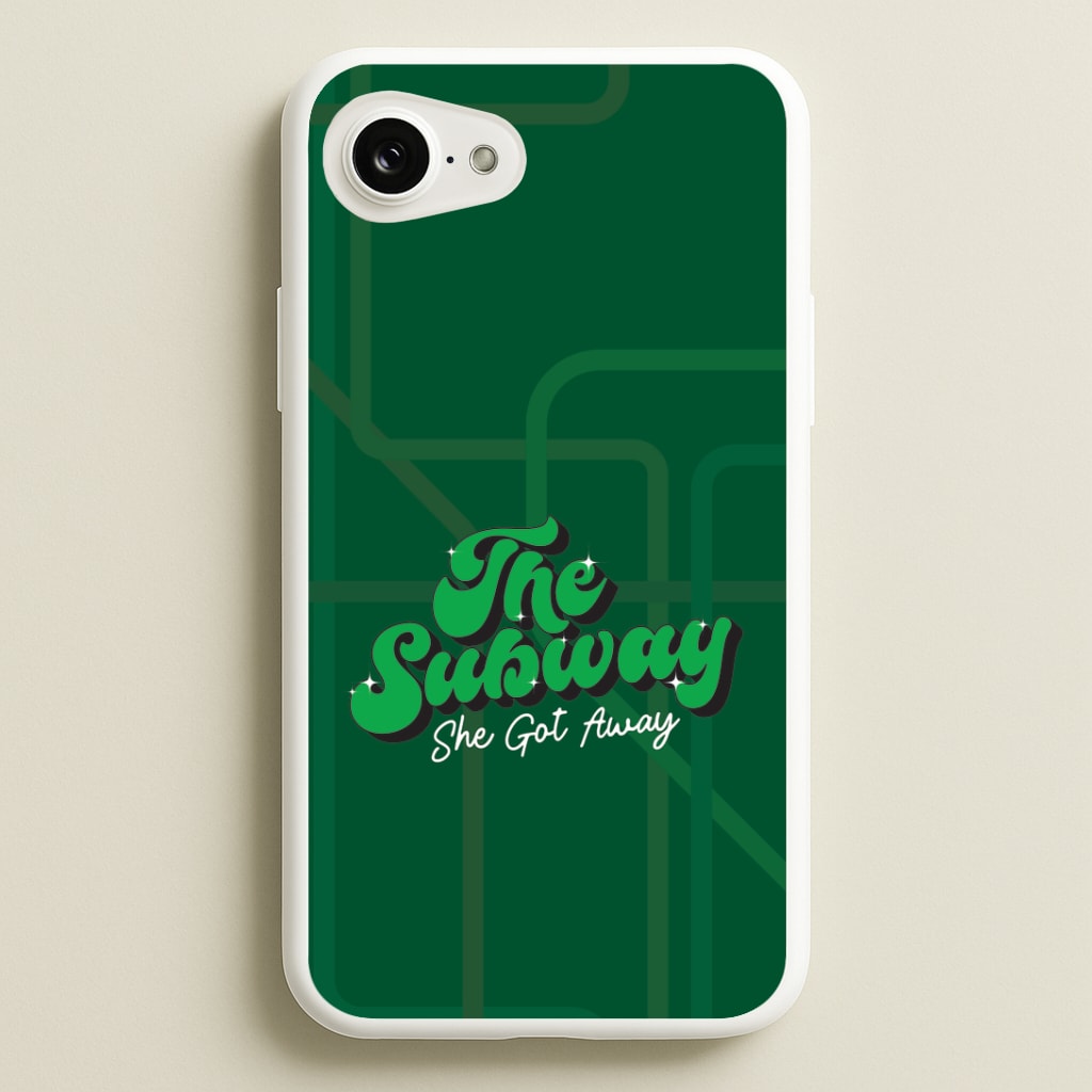 Subway Green iPhone 16e Case