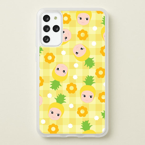 Pineapple Angel Pattern Galaxy S20 Plus Case