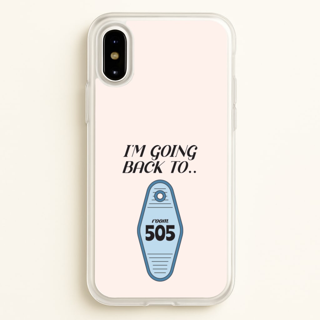I'm Going Back To 505 Keyring iPhone X / XS Case