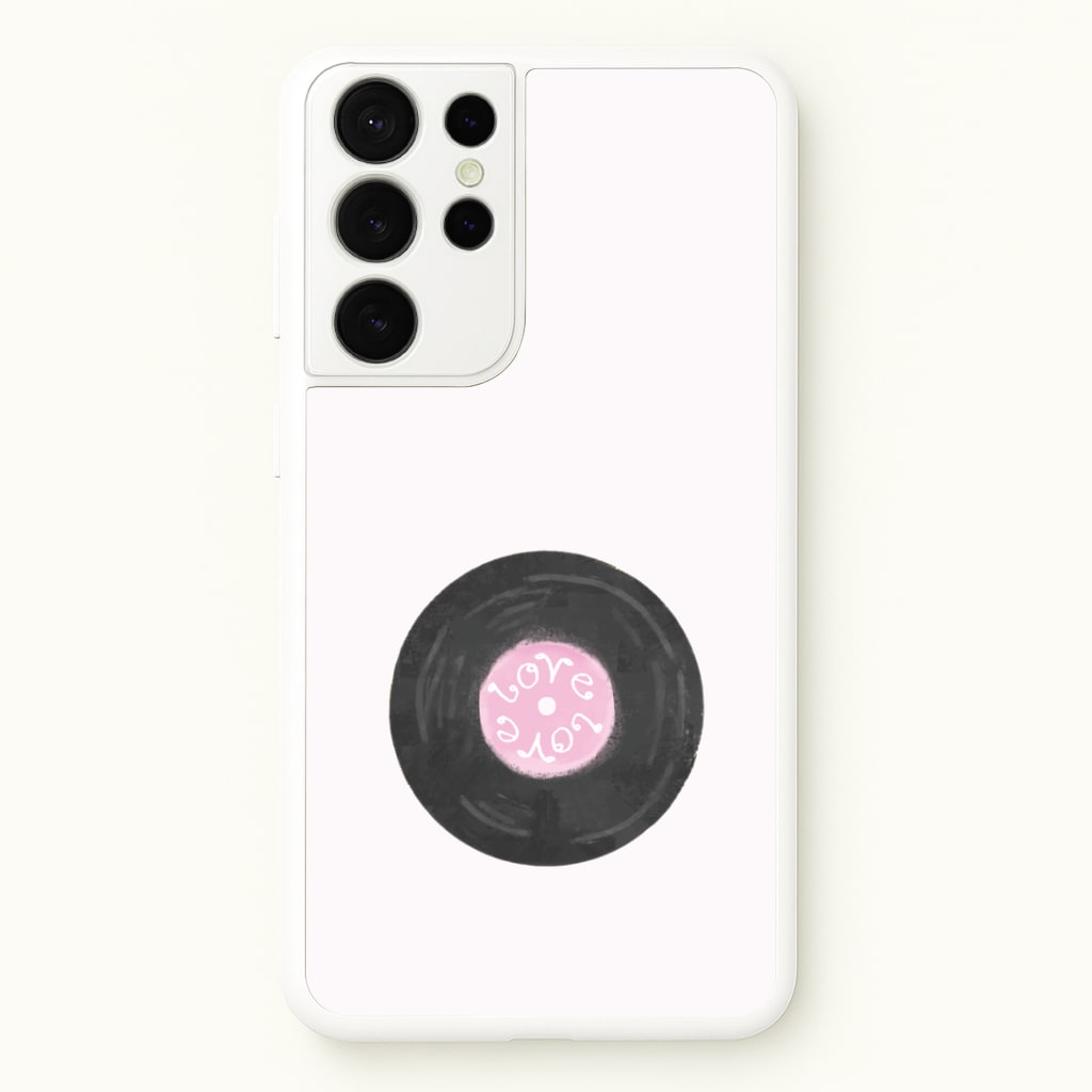 Love Vinyl Galaxy S21 Ultra Case