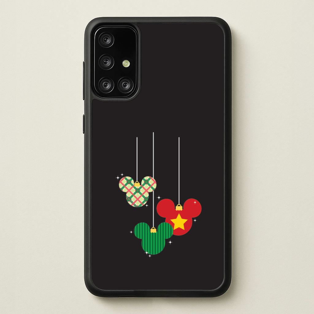 Cartoon Mouse Hanging Baubles Galaxy A71 Case