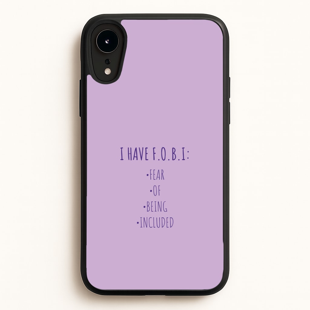 F.O.B.I iPhone XR Case