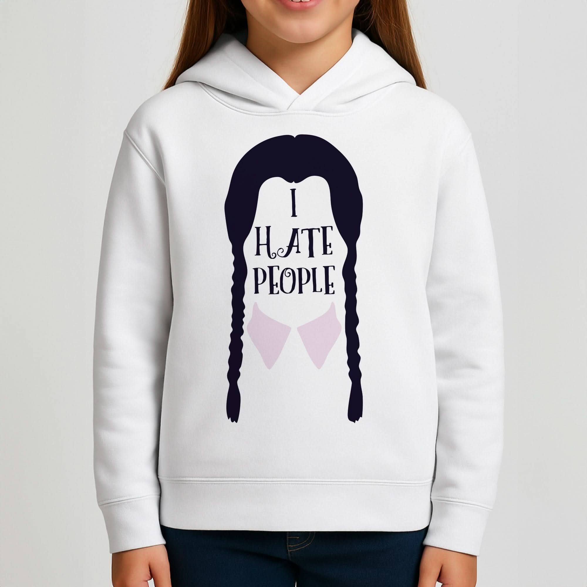 I Hate People Girls Hoodie