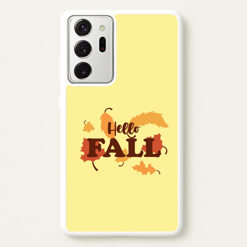 Hello Fall Galaxy Note 20 Ultra Case