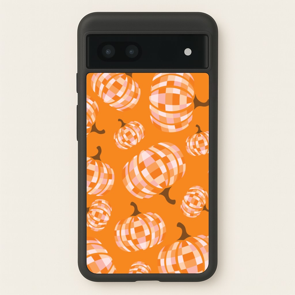 Disco Pumpkins Pattern Google Pixel 6a Case