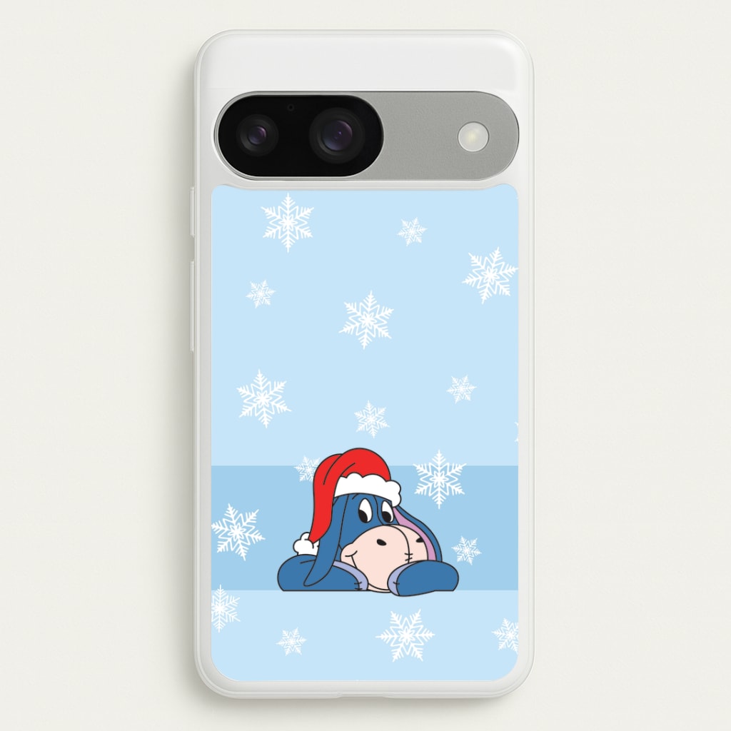 Cartoon Donkey Snowflakes Google Pixel 9 / 9 Pro Case