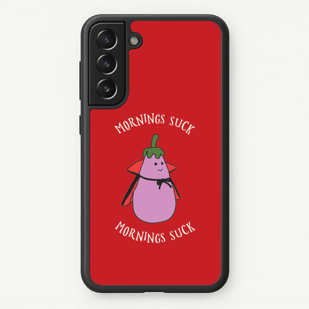 Mornings Suck Plush - Halloween Galaxy S21 Case