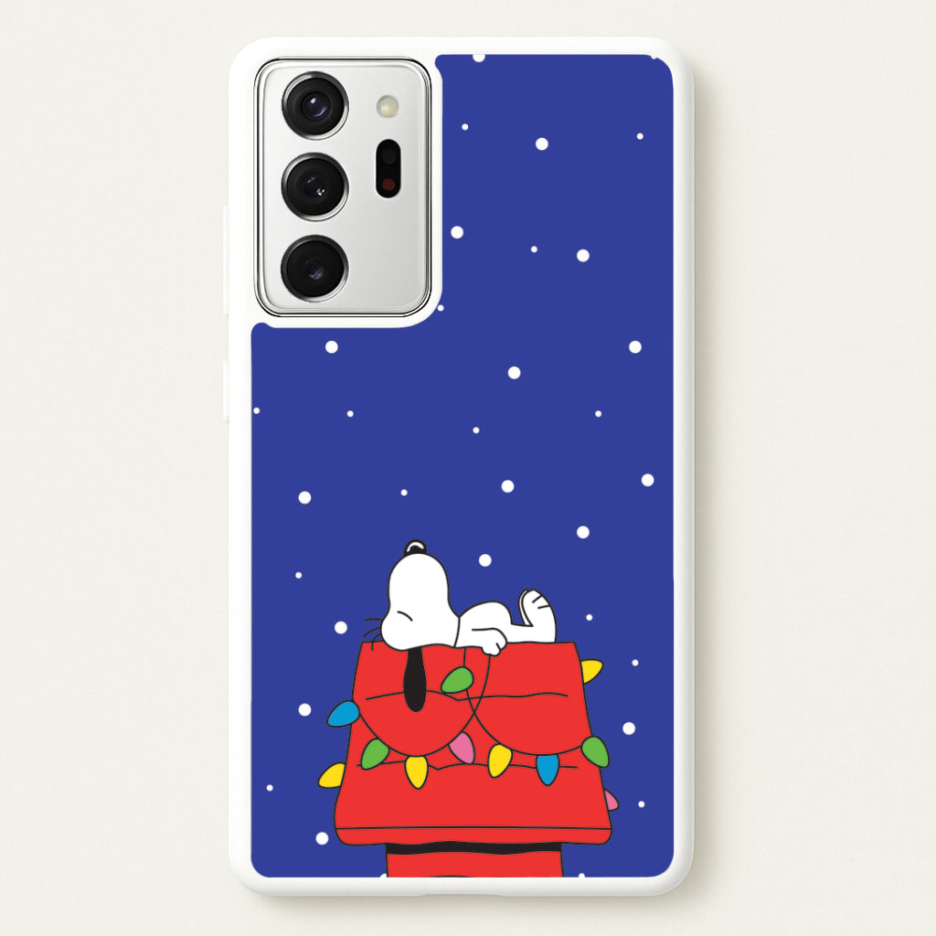 Cartoon Beagle Fairylights Galaxy Note 20 Ultra Case