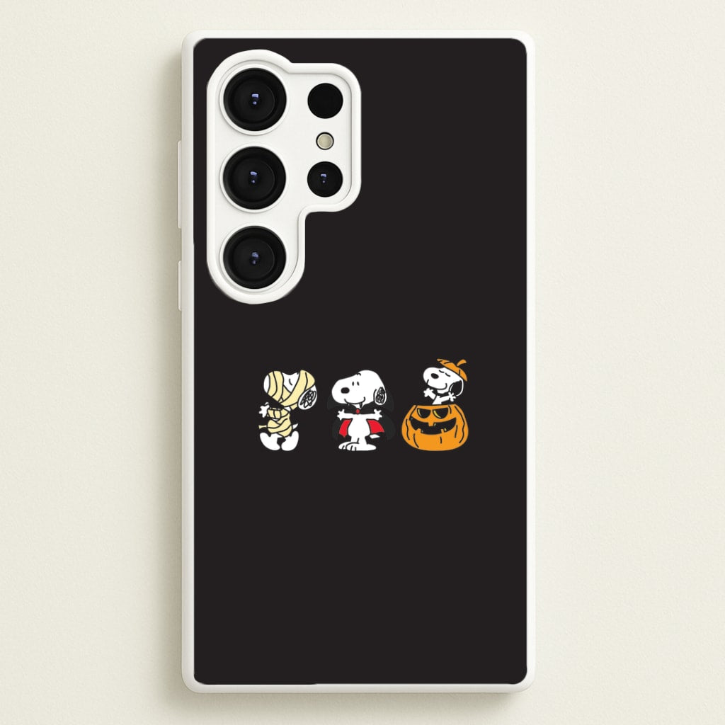 Cartoon Beagle Halloween Costumes Galaxy S25 Ultra Case