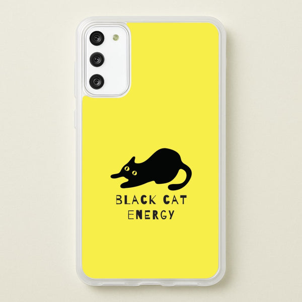 Black Cat Energy Galaxy S20 Case
