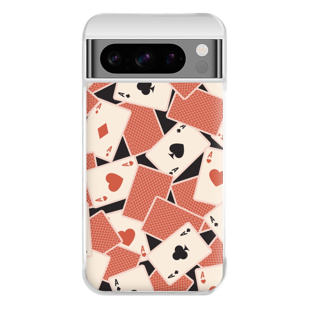 Playing Cards Collage Pattern Google Pixel 8 Pro Case