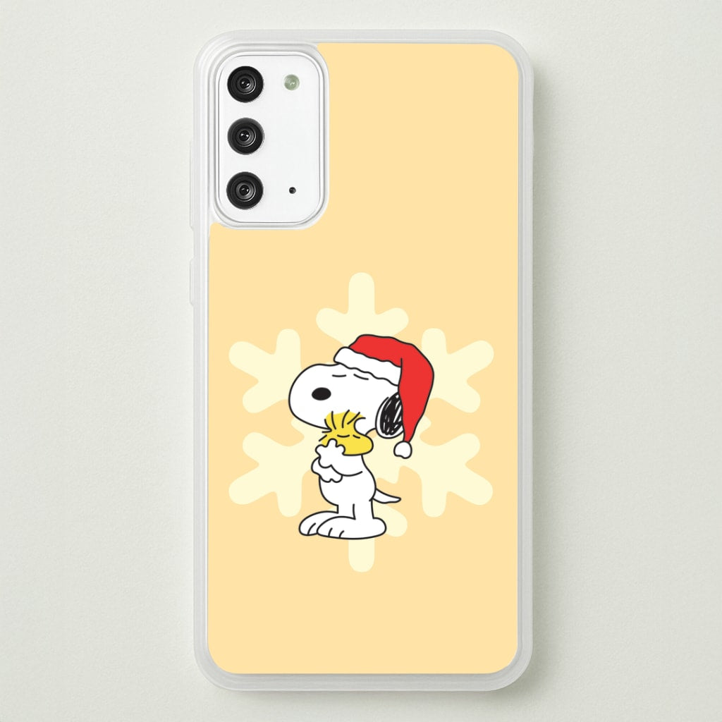 Christmas Cartoon Beagle And Bird Galaxy Note 20 Case