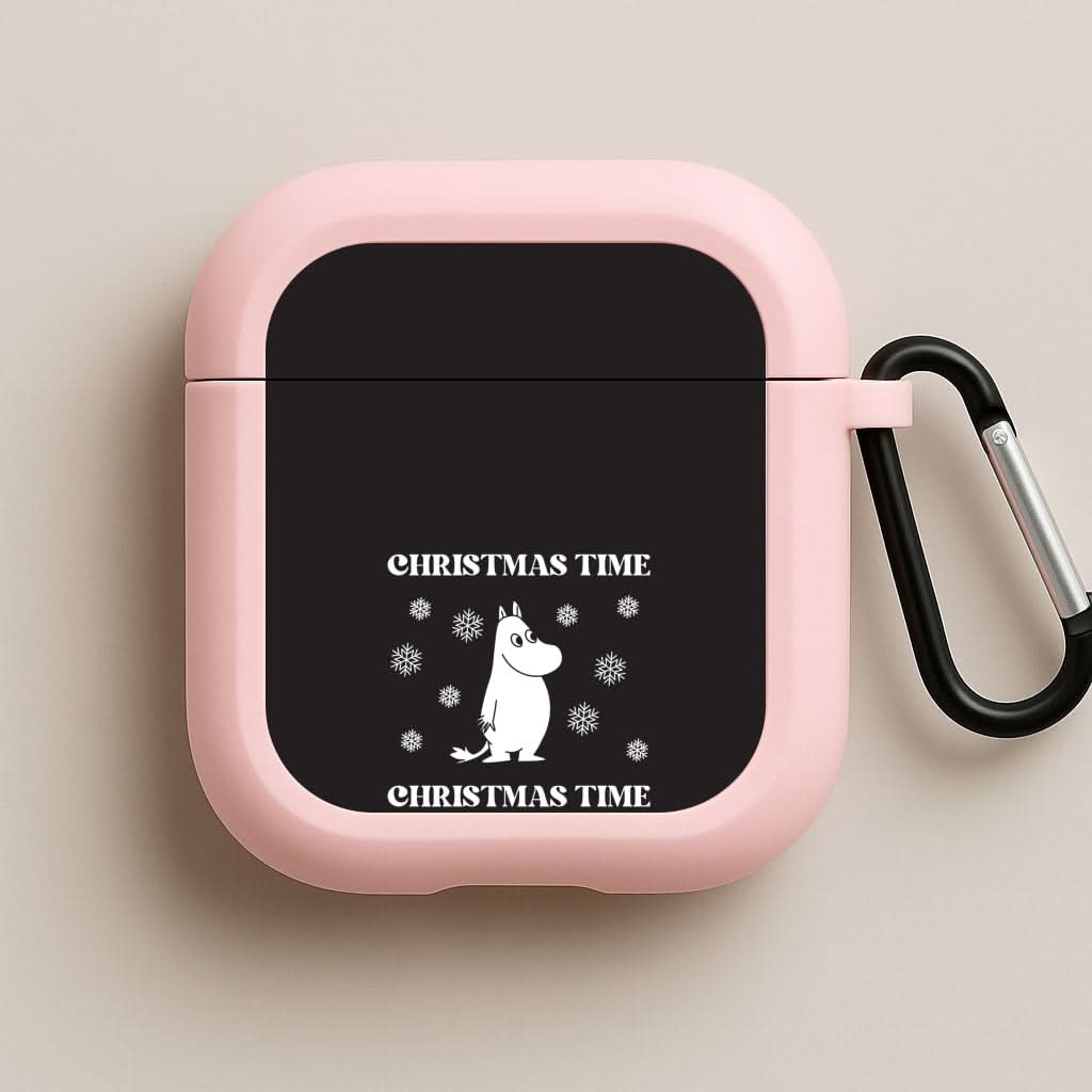 Christmas Time Moom Pink AirPods Case