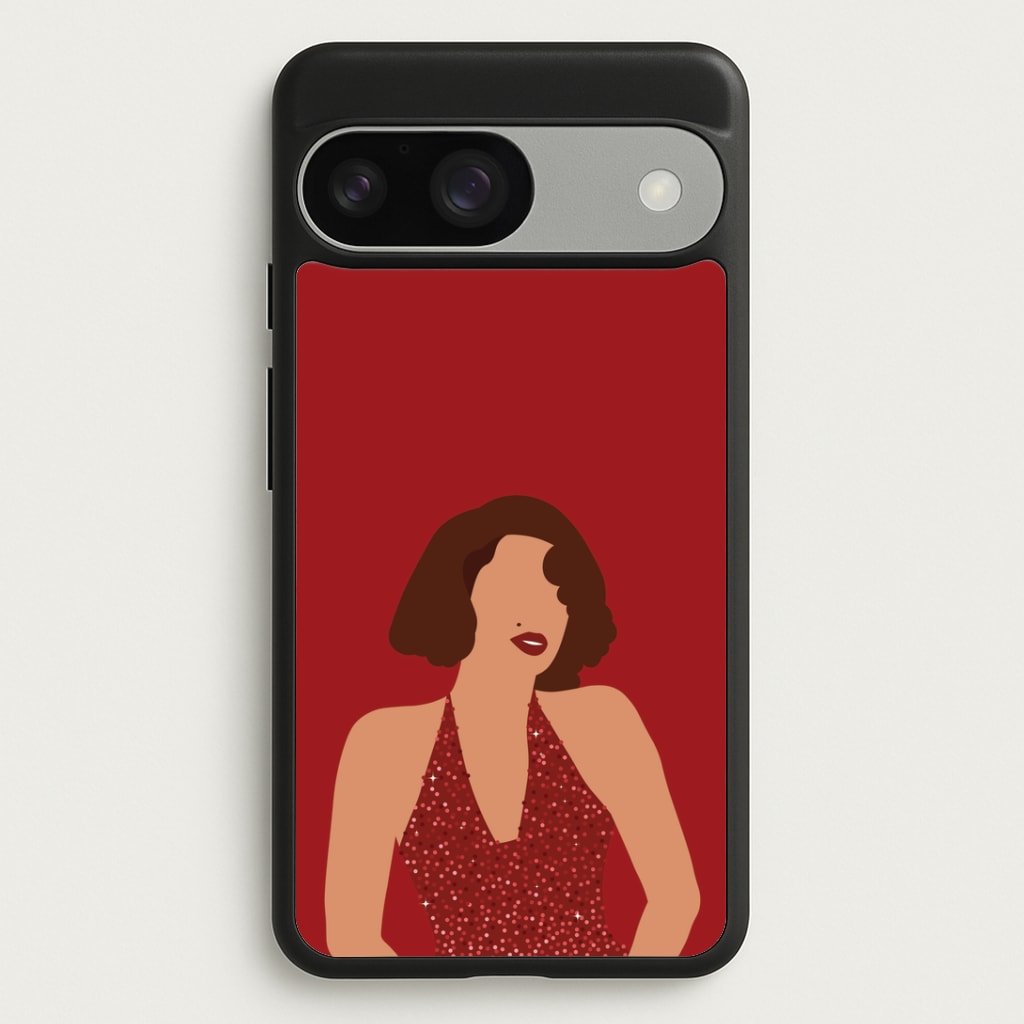 Red Sparkly Dress Google Pixel 9 / 9 Pro Case