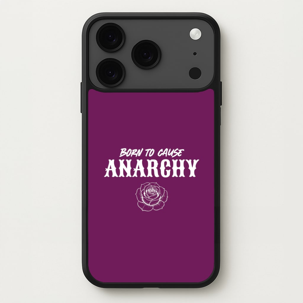 Born To Cause Anarchy iPhone 17 Pro Case
