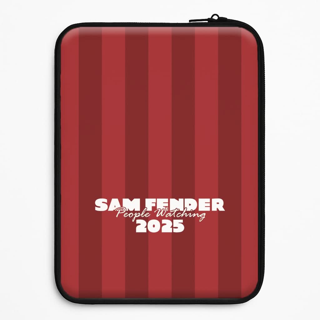 Stripes People Watching 2025 Laptop Sleeve