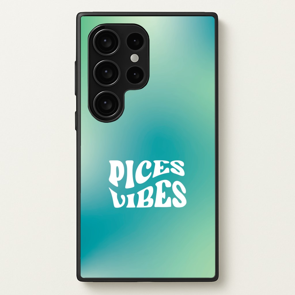 Pices Vibes Gradient Zodiac Galaxy S24 Ultra Case