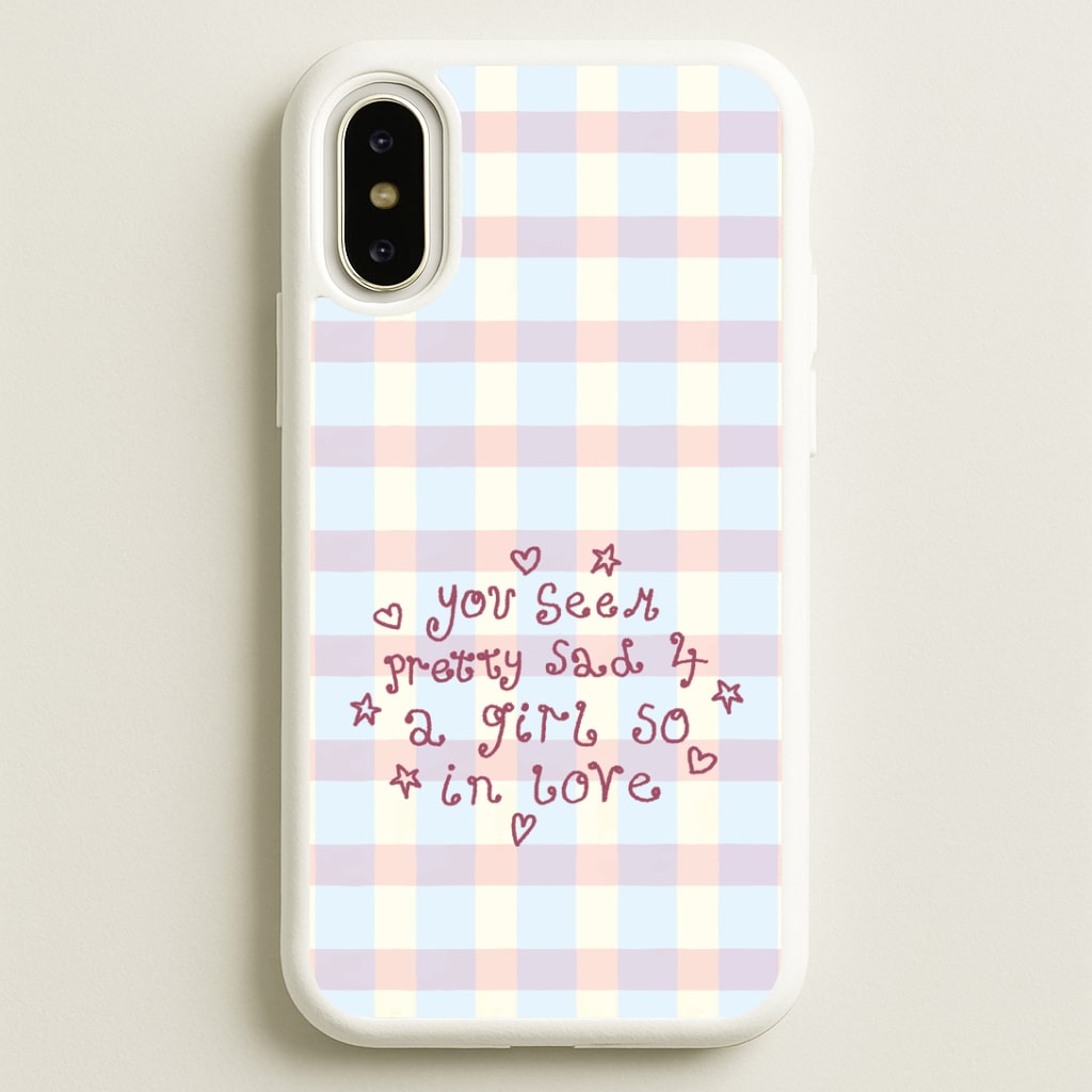 Dreamy Plaid iPhone X / XS Case