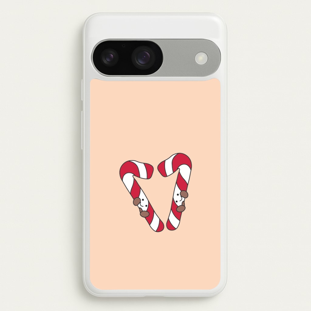 Christmas Candycane Plushies Google Pixel 9 / 9 Pro Case
