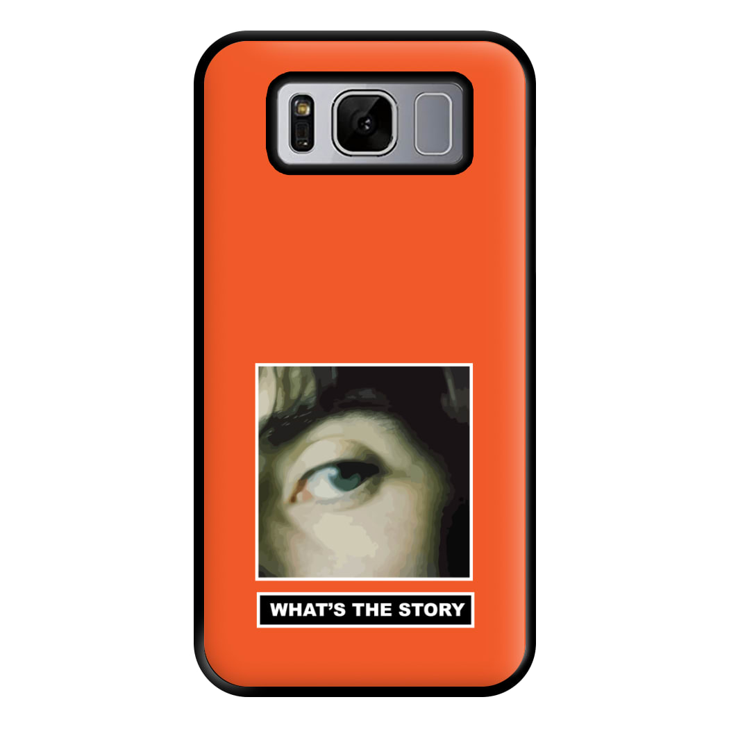 What's The Story Orange Galaxy S8 Case