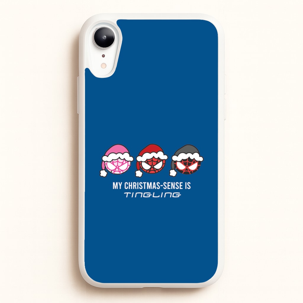 Spider Hero Christmas Sense iPhone XR Case