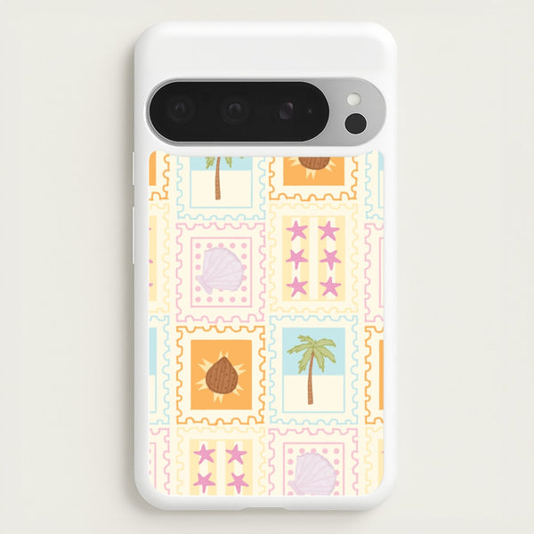 Tropical Stamps Google Pixel 9 Pro XL Case