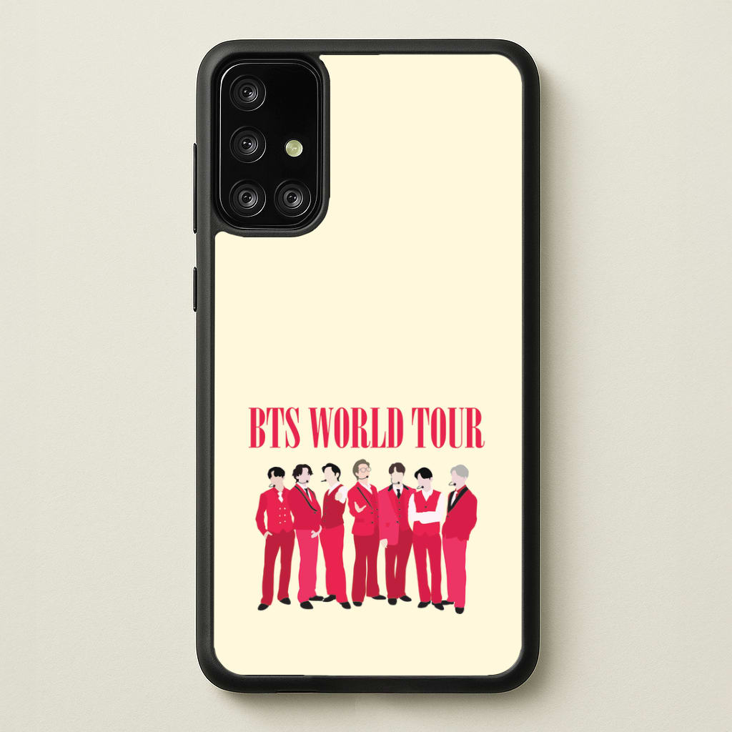 K-Pop Band World Tour 2026 Galaxy A71 Case