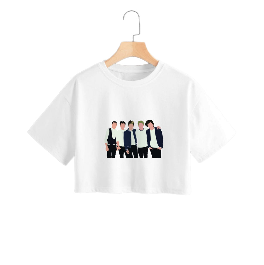 Old Members - One Direction Crop Top