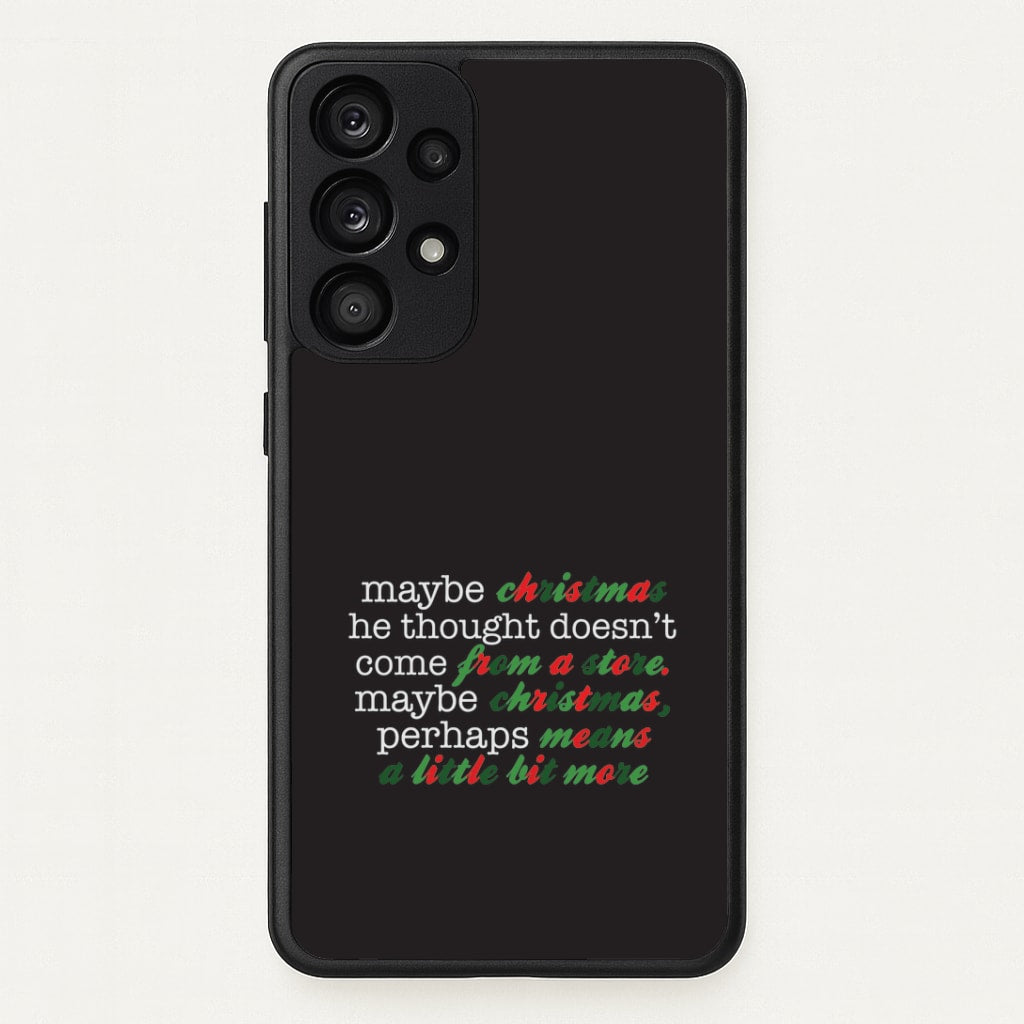 Green Creature Quote Galaxy A53 Case