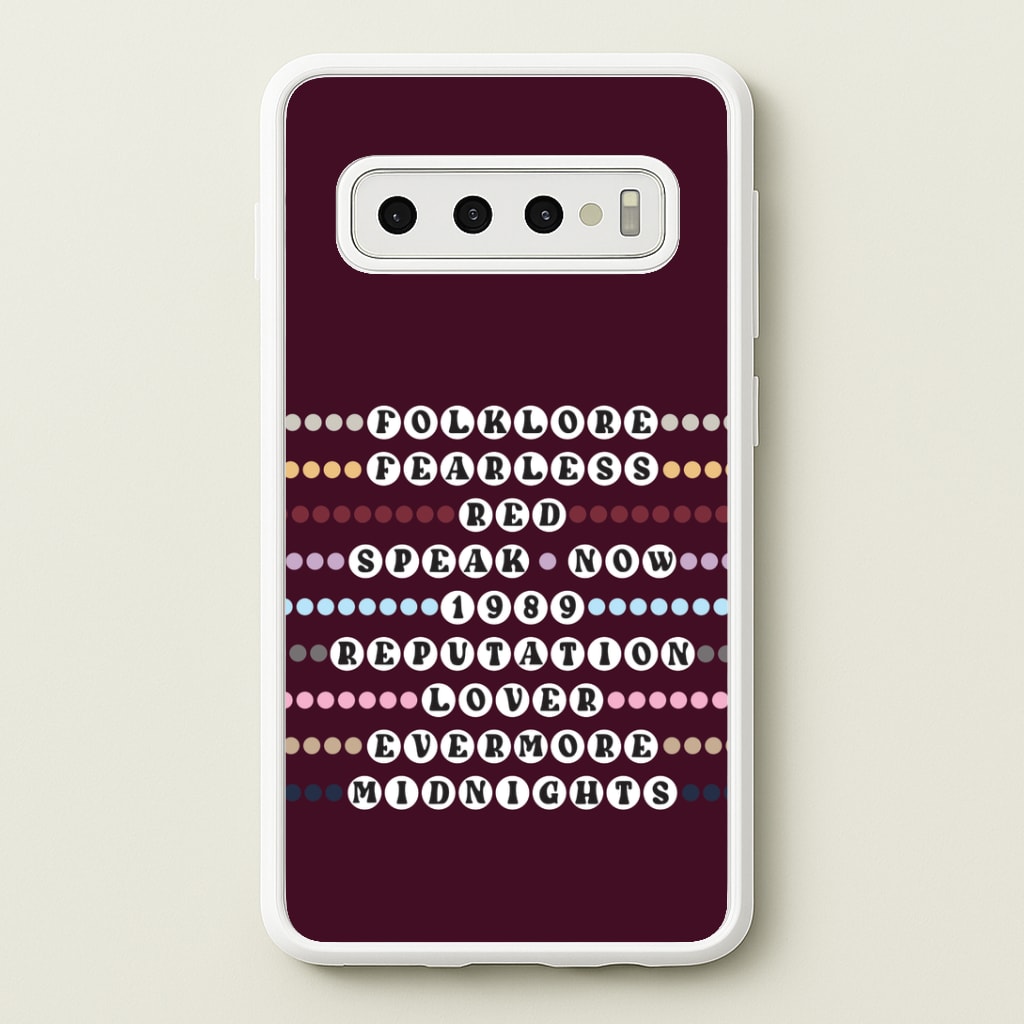 Concert Bracelets Galaxy S10 Case
