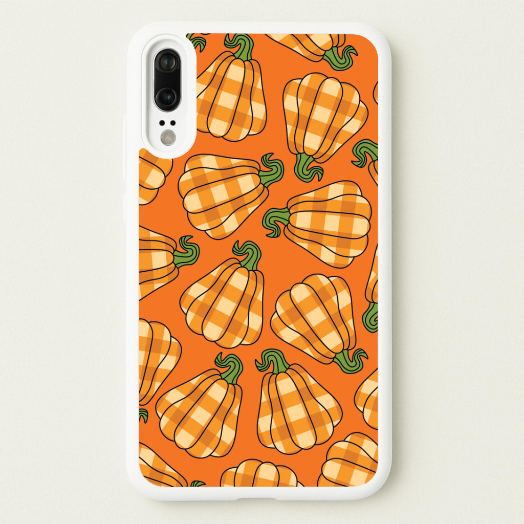 Tartan Pumpkins Pattern Huawei P20 Case