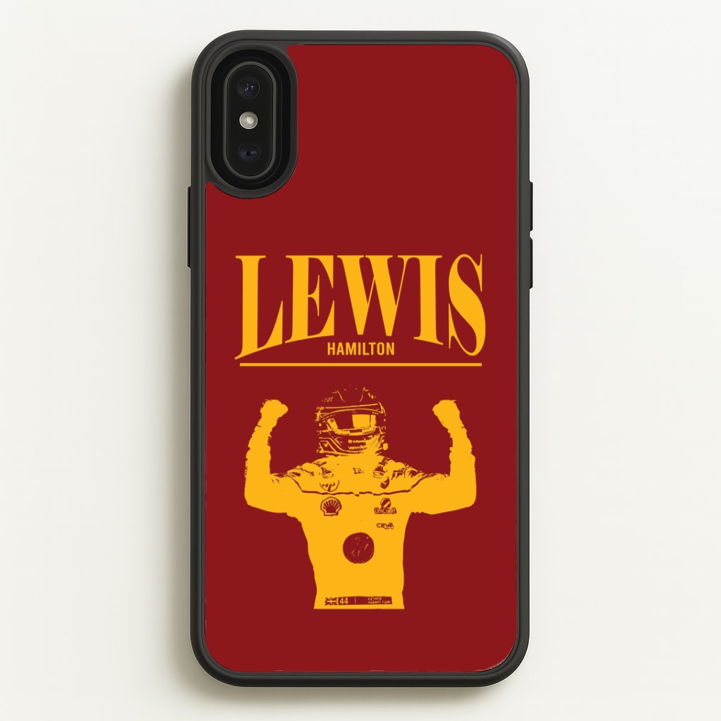 Lewis Red And Gold iPhone XS Max Case
