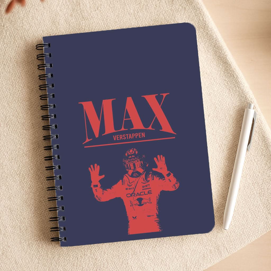 Max Blue And Red Notepad