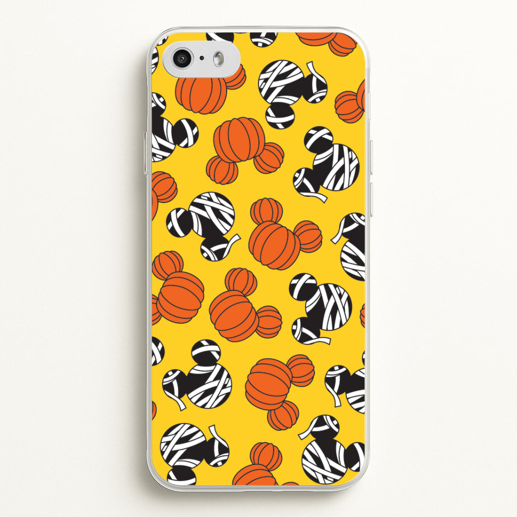 Pumpkin And Mummy Mouse Pattern iPhone 5 / 5s / SE 2016 Case