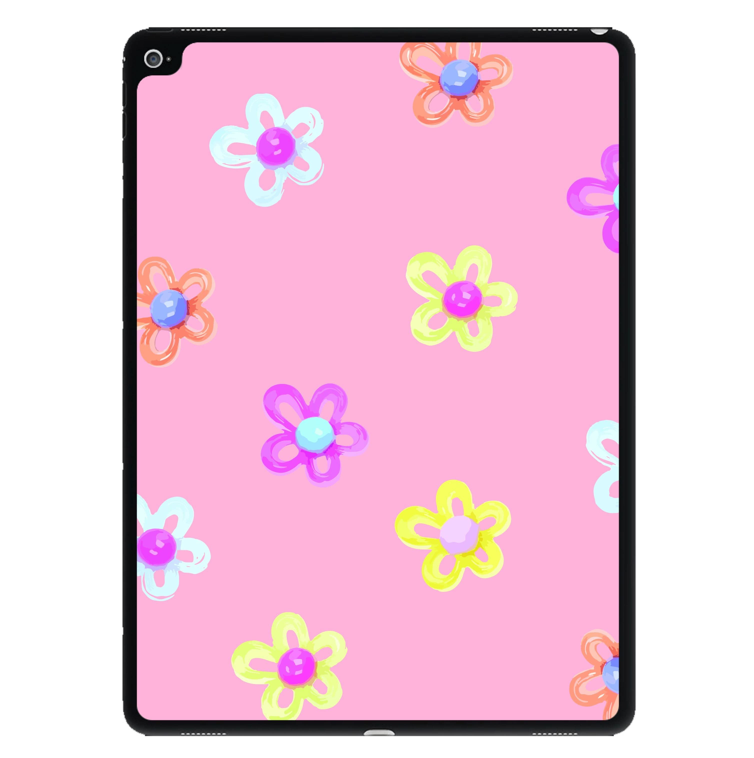 Flower Gems Pattern iPad Case