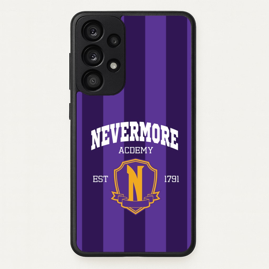 Addams Academy Purple Galaxy A53 Case