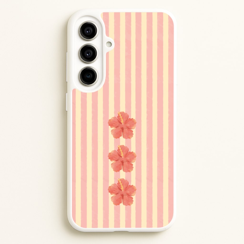 Hibiscus Rays Galaxy A56 Case